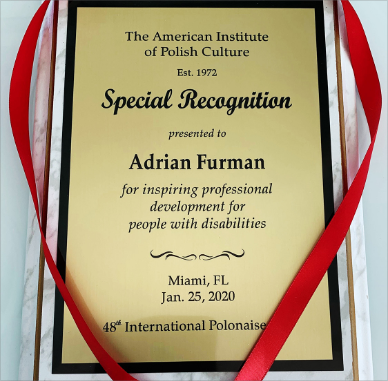 A special distinction for inspiring the professional development 